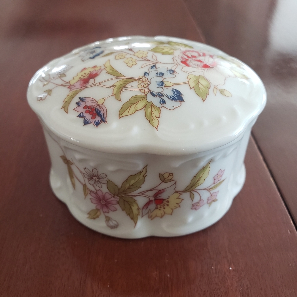 Raj California Floral Trinket Box